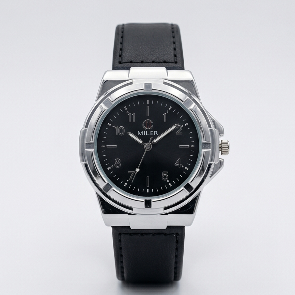 Miler Mens Leather Watch