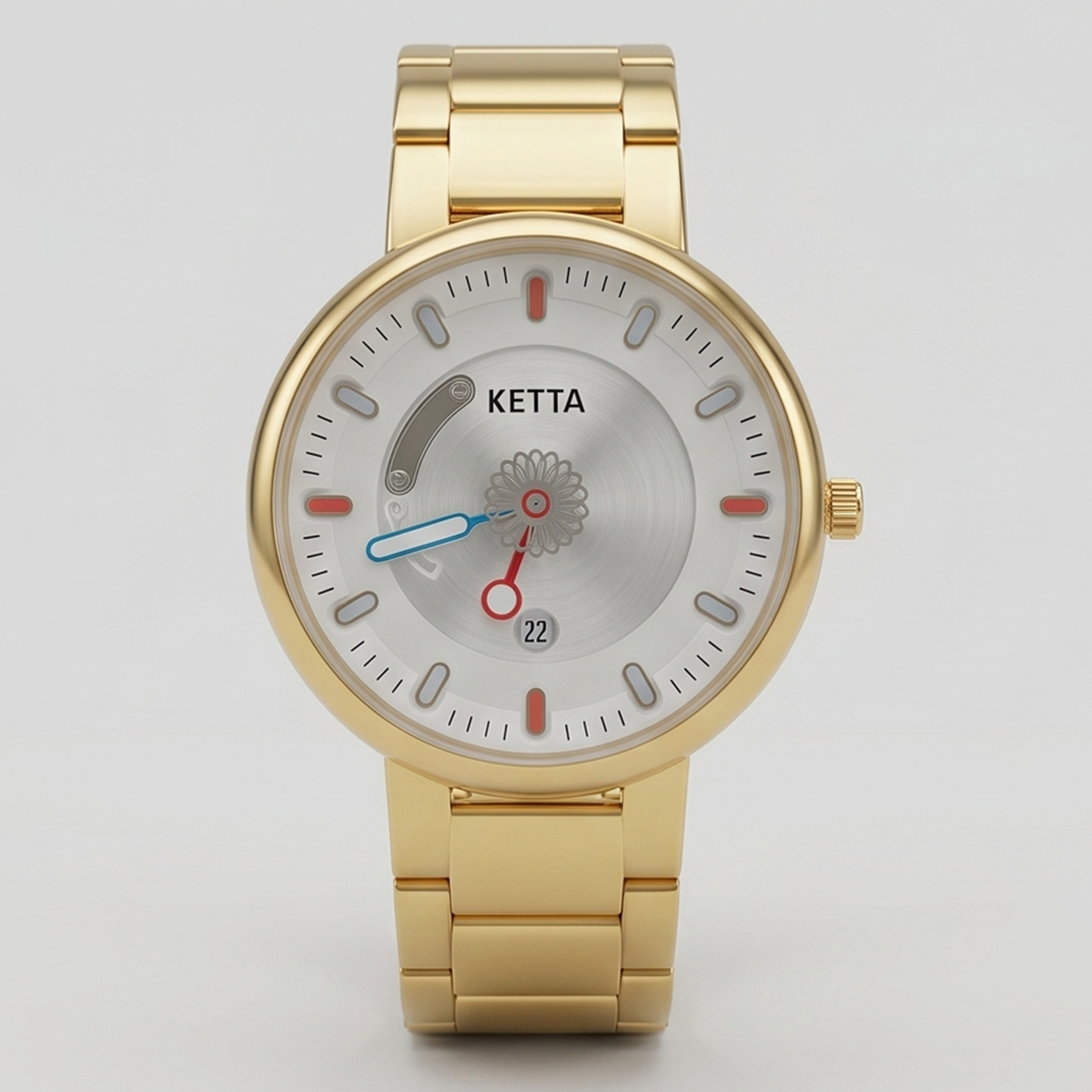 Ketta Mens Metal Watch