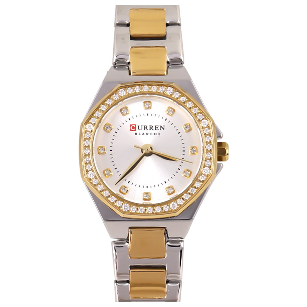 Curren Blanche White Metal Watch For Women