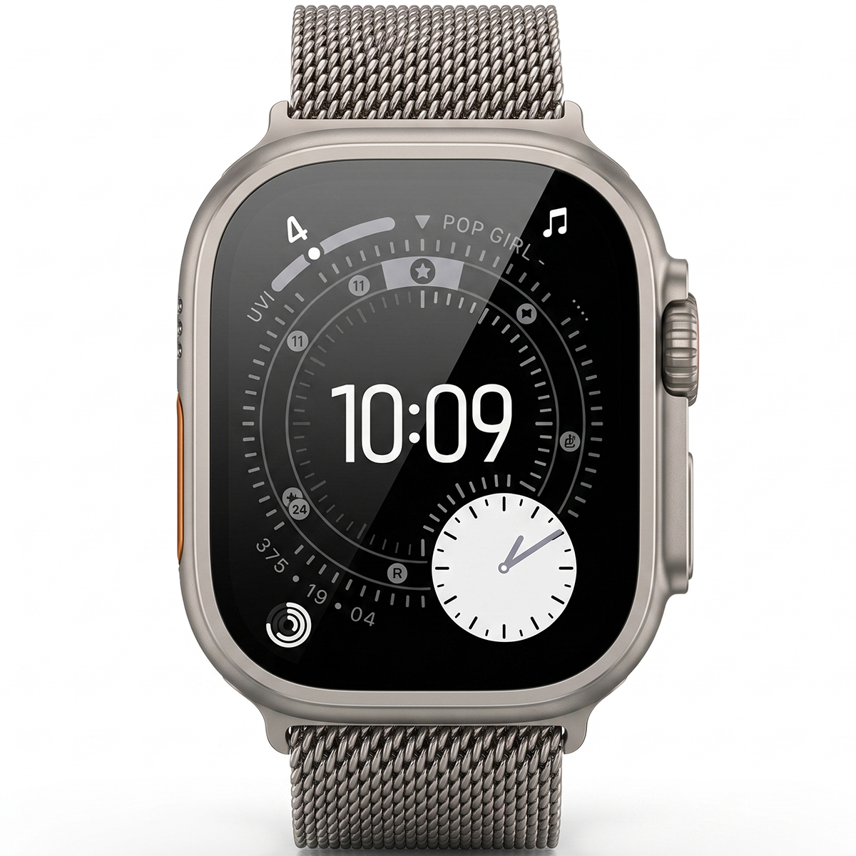 Smartwatch with Metal Mesh Strap