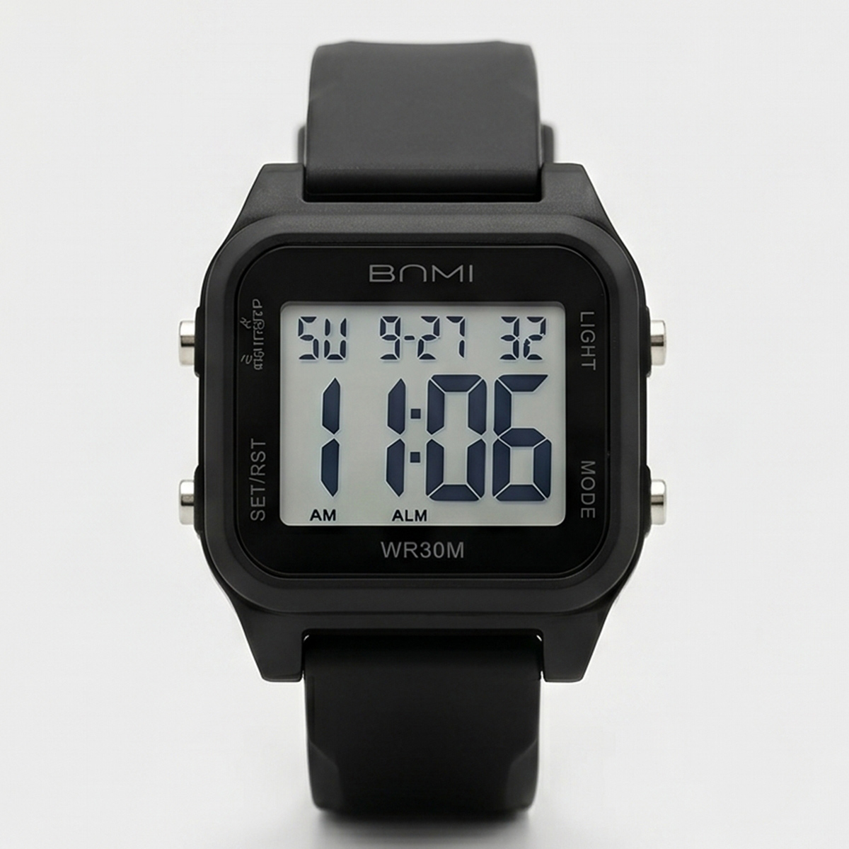Bomi Digital Gents Watch Rubber