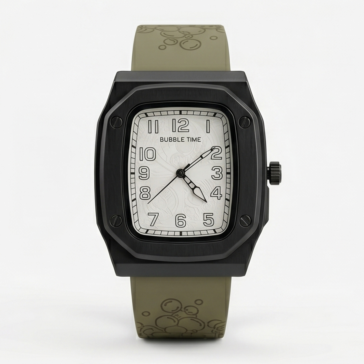 Gents Rubber Watch