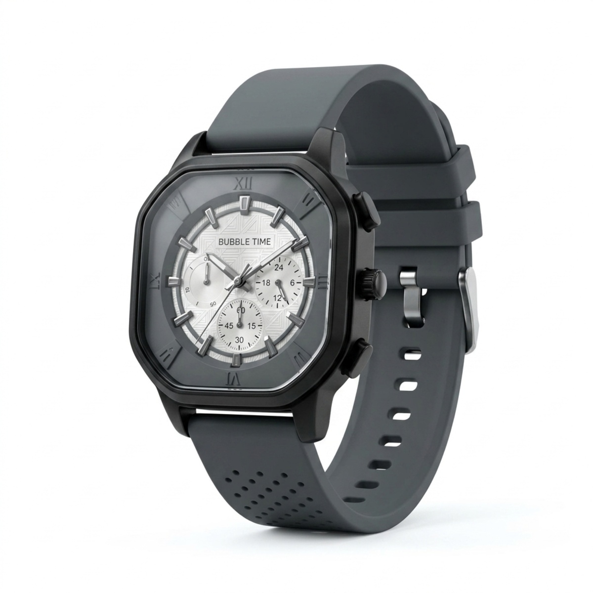 Gents Rubber Watch