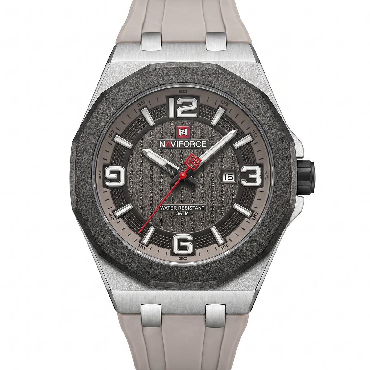 Naviforce Mens Rubber Watch
