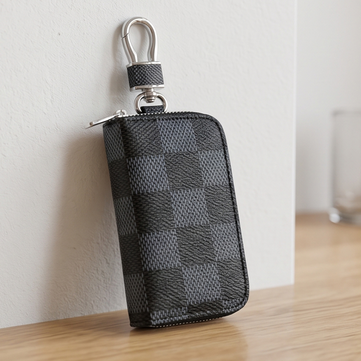 Leather Key Chain Wallet