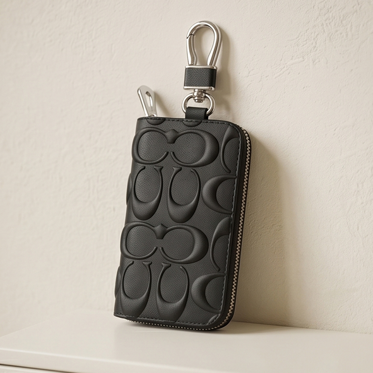 Leather Key Chain Wallet