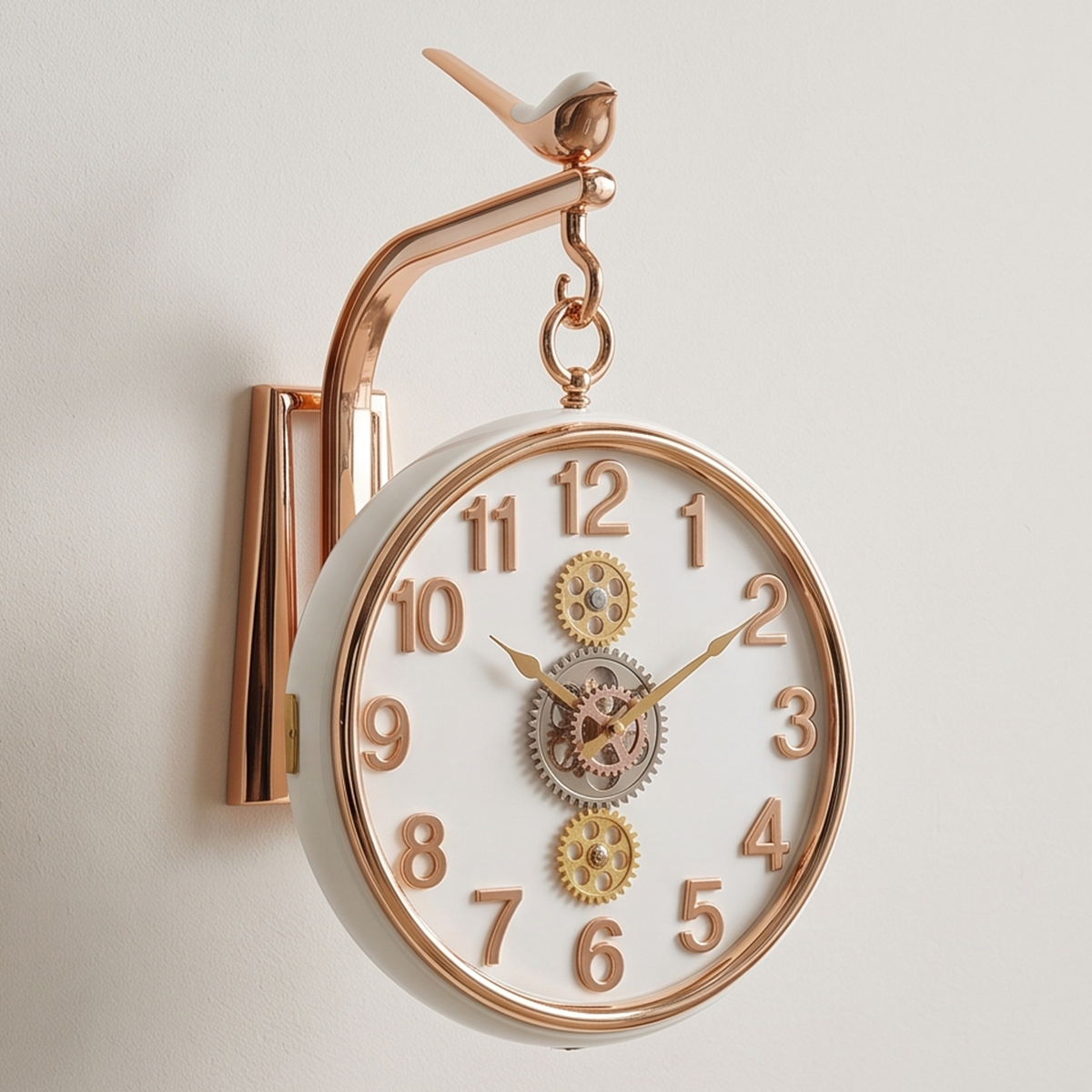 Double Side Wall Clock 28cm