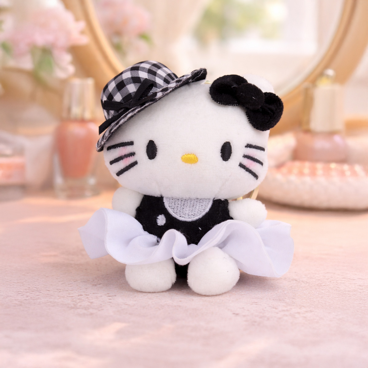 Hello Kitty Black Dress Soft Key Chain
