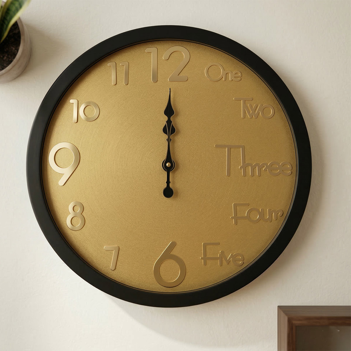 Modern Decorative Wall Clock 40cm