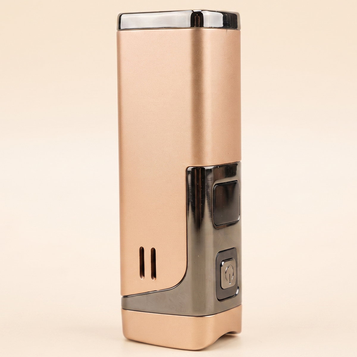 Rose Gold & Gun Metal Body Electric & Gas Lighter