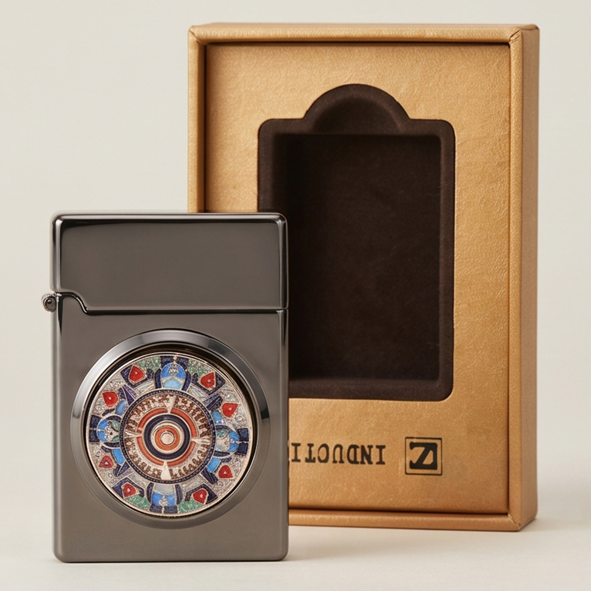 Colorful Mandala Spinner Wheel Gas Lighter