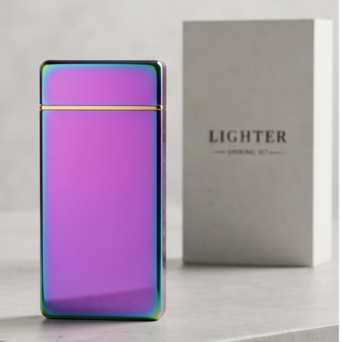 Vibrant Metallic Body Electric Lighter