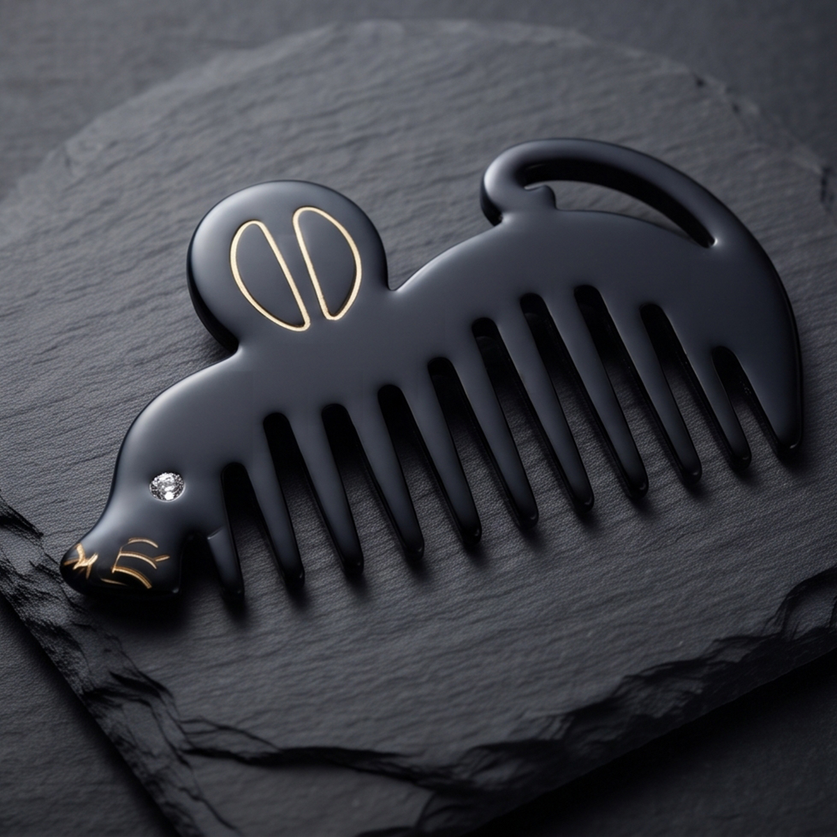 Mouse-Shaped Hair Comb