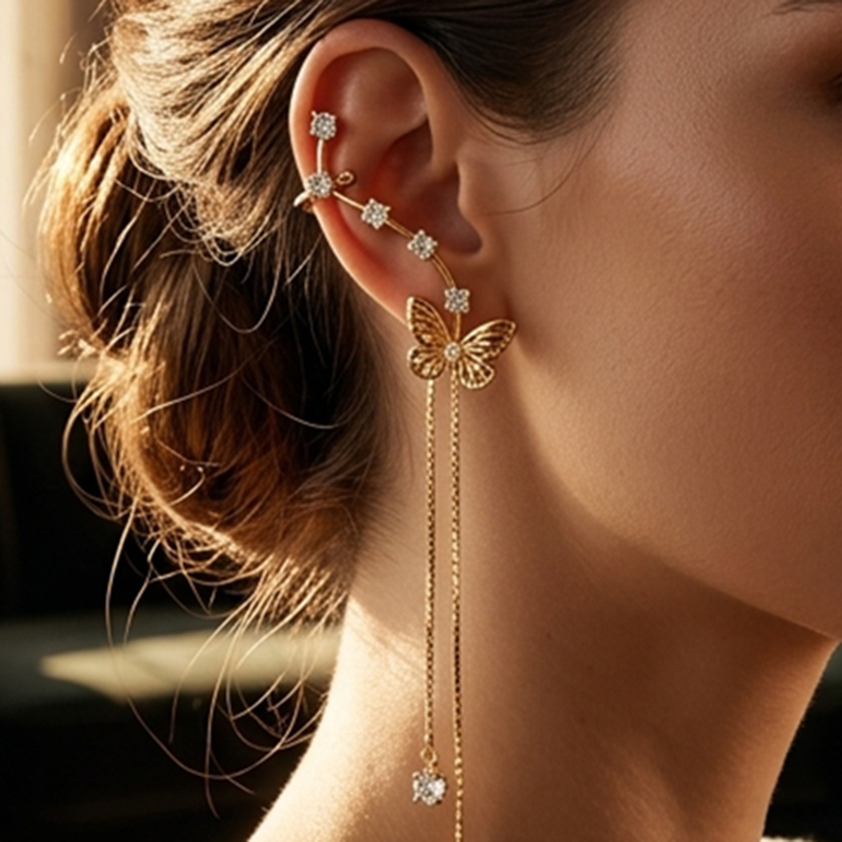 Ladies Earring Gold | السيدات | مجوهرات
