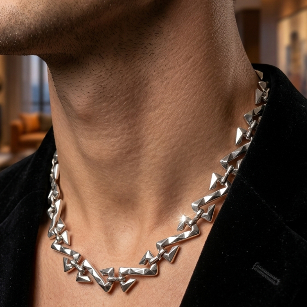 Gents Necklace Metal