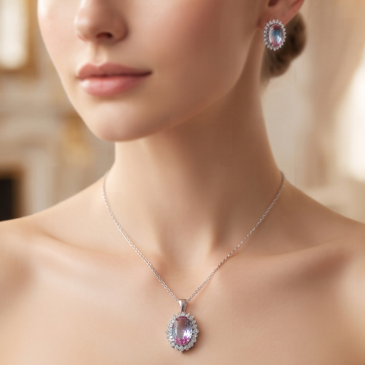 Chain Necklace Set For Women