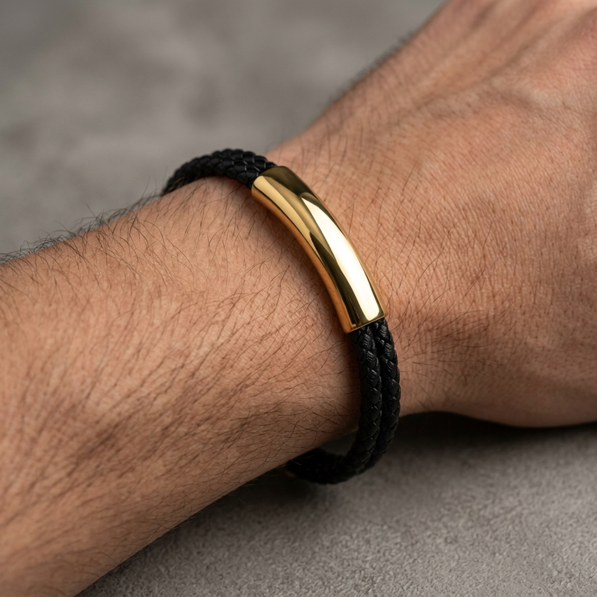 Gents Bracelet Leather