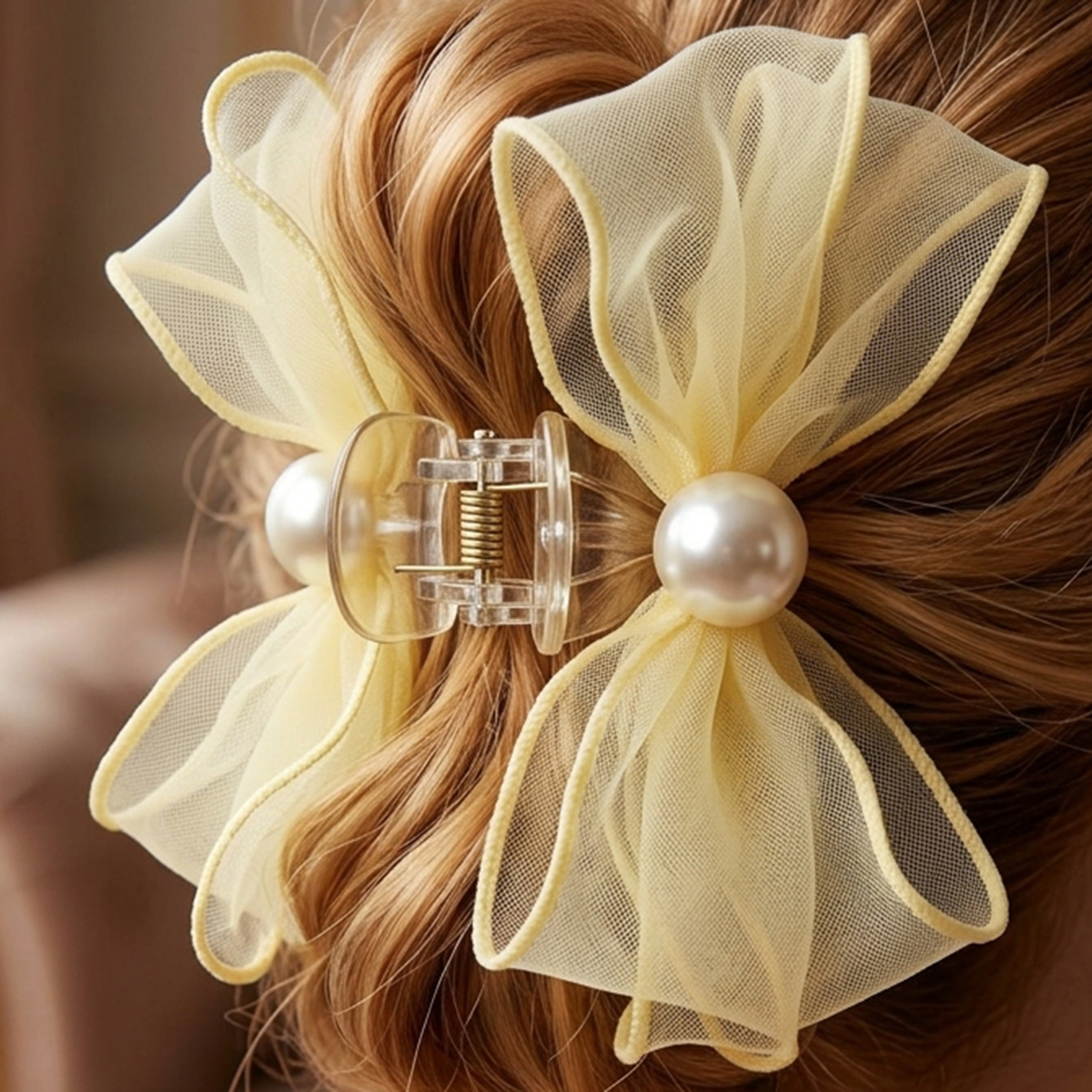 Ladies Hair Clip Yellow | السيدات | إكسسوارات النساء Ladies Hair Clip Yellow | السيدات | إكسسوارات النساء
