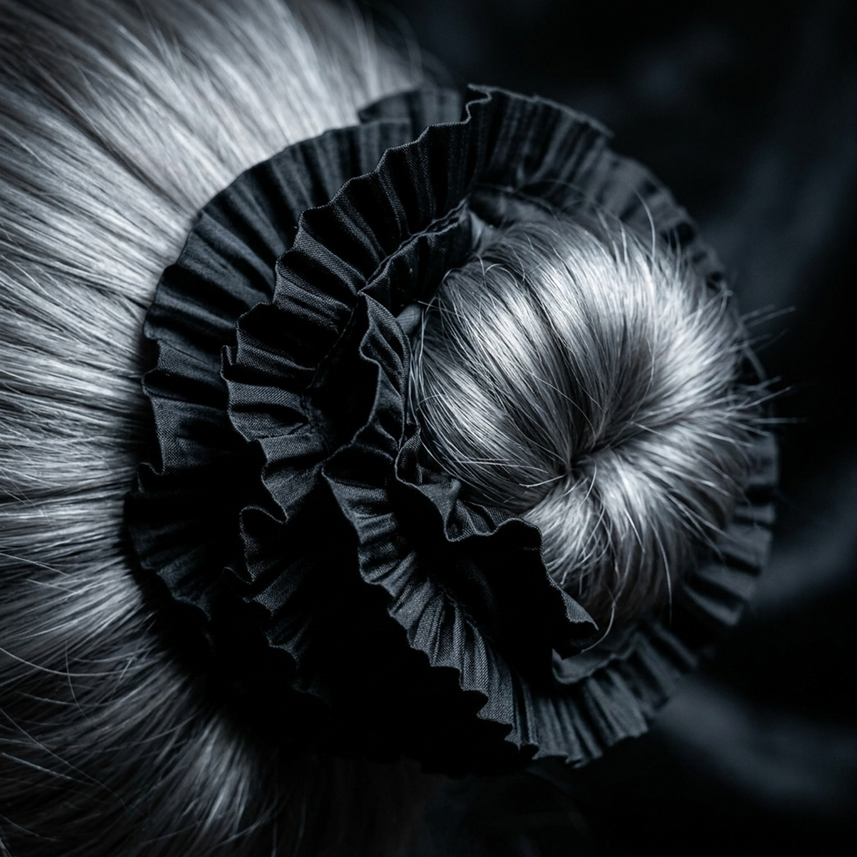 Fabric Hair Pony Single