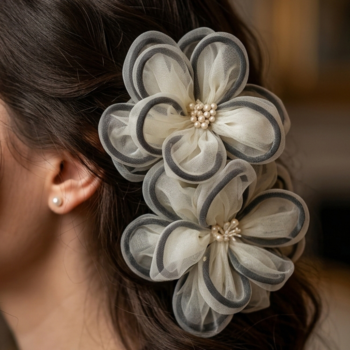 Fabric Hair Clip 