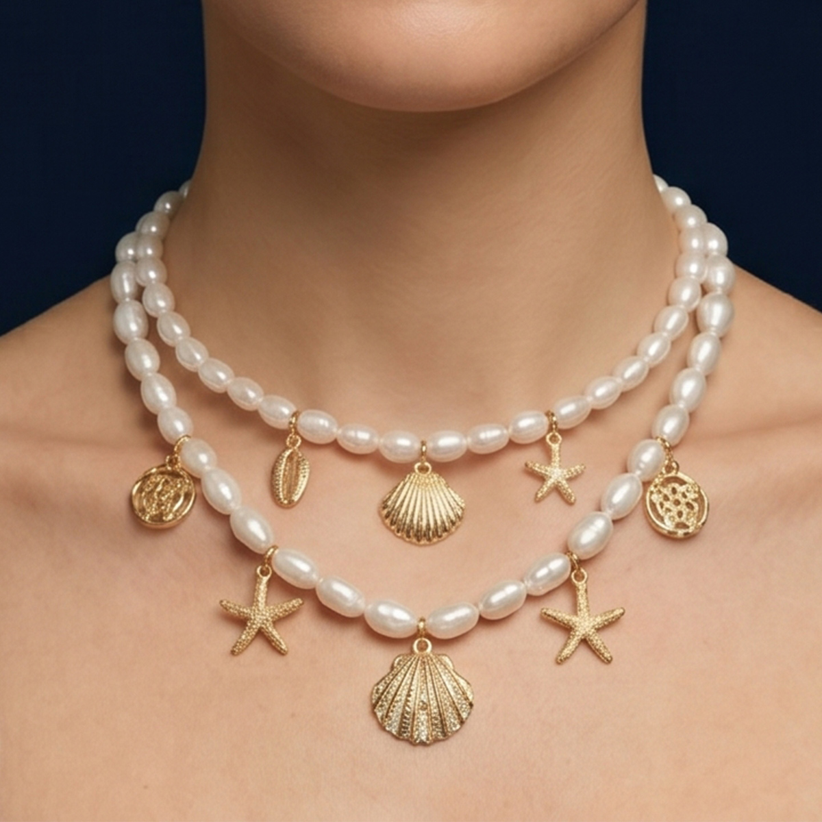 Ladies Pearl Necklace