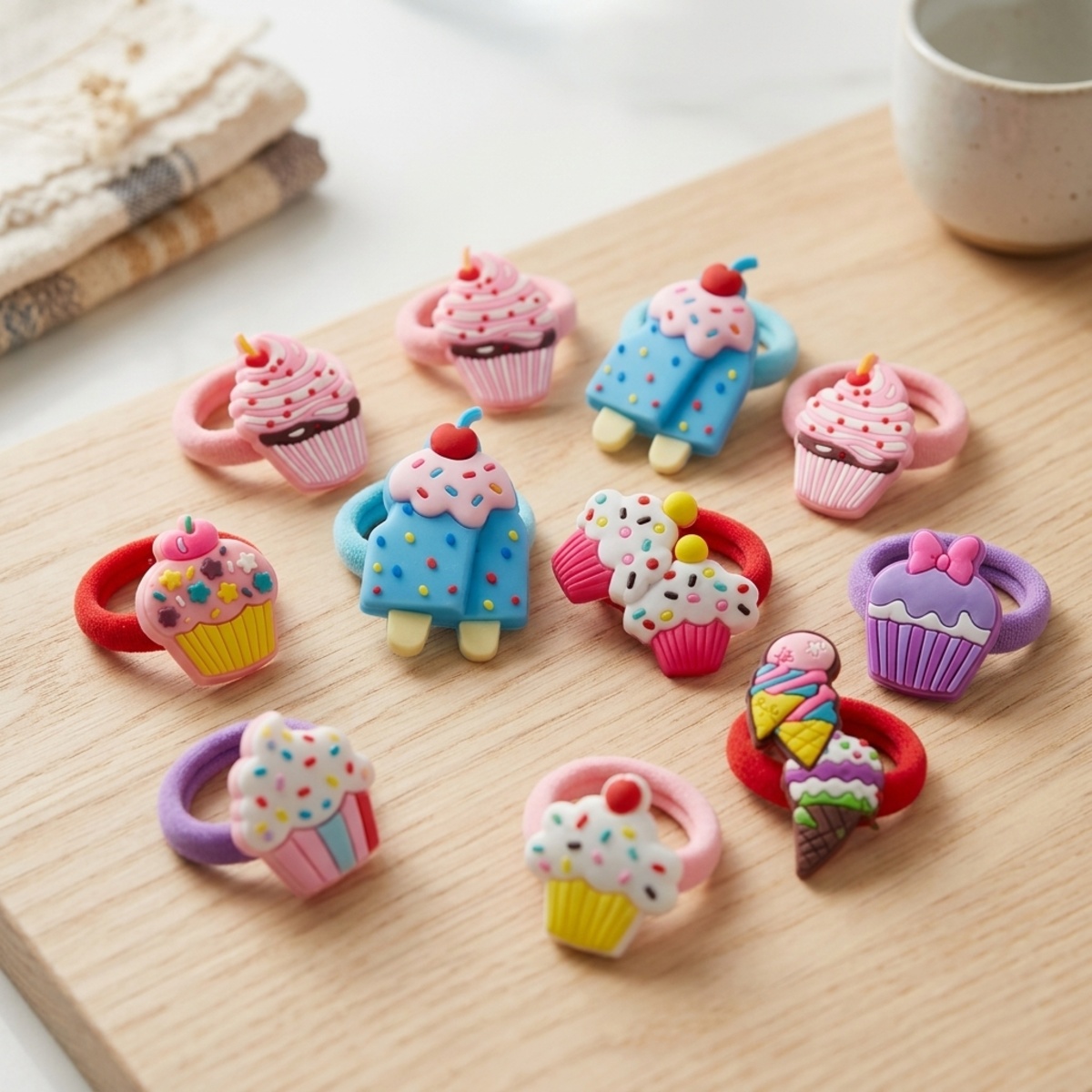Kids Ponny Hair Ties Set