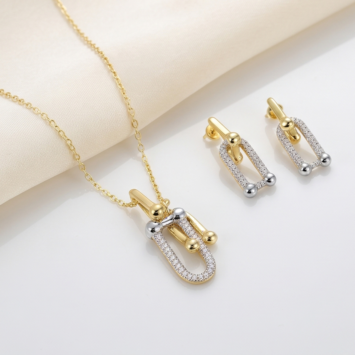 Golden Necklace Set For Women
