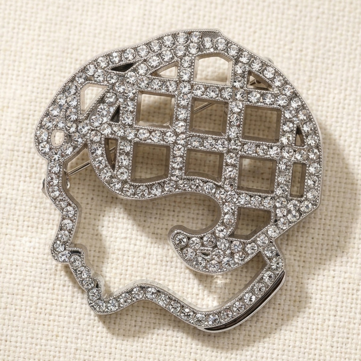 Crystal Silhouette Brooch