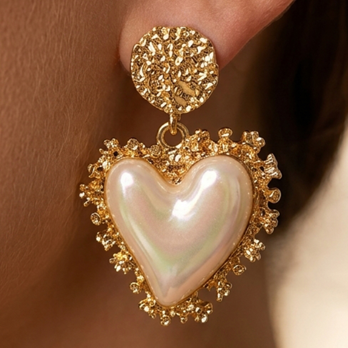 Ladies Earring Golden