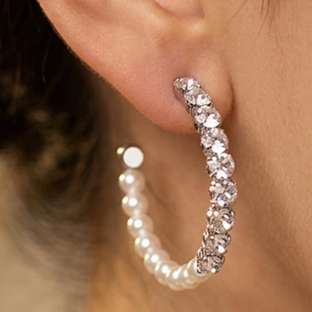 Ladies Earring Silver