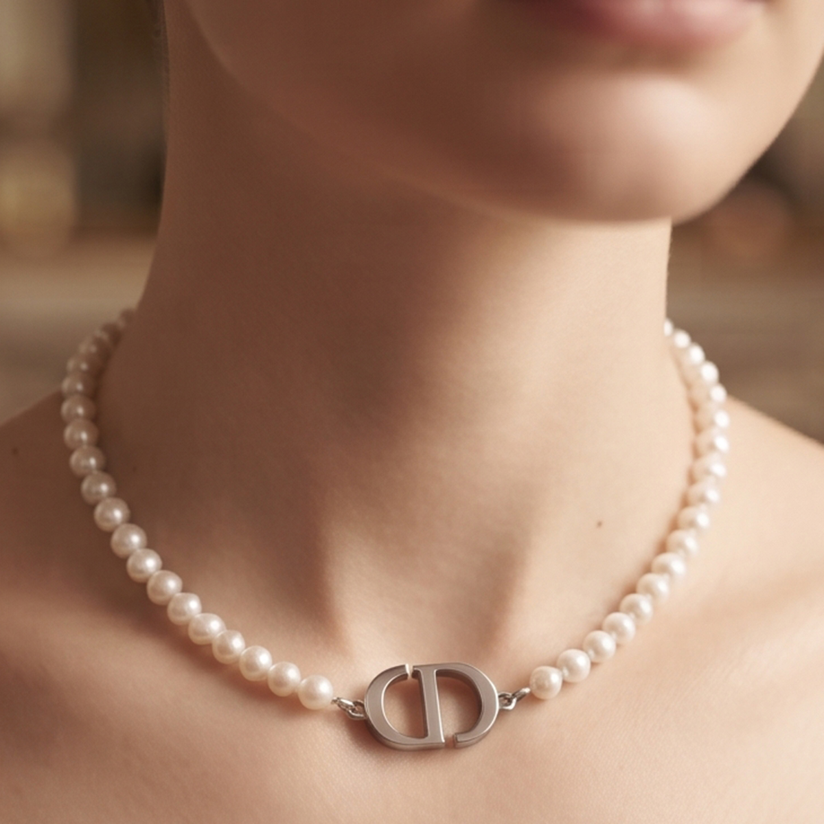 Long Pearl Necklace