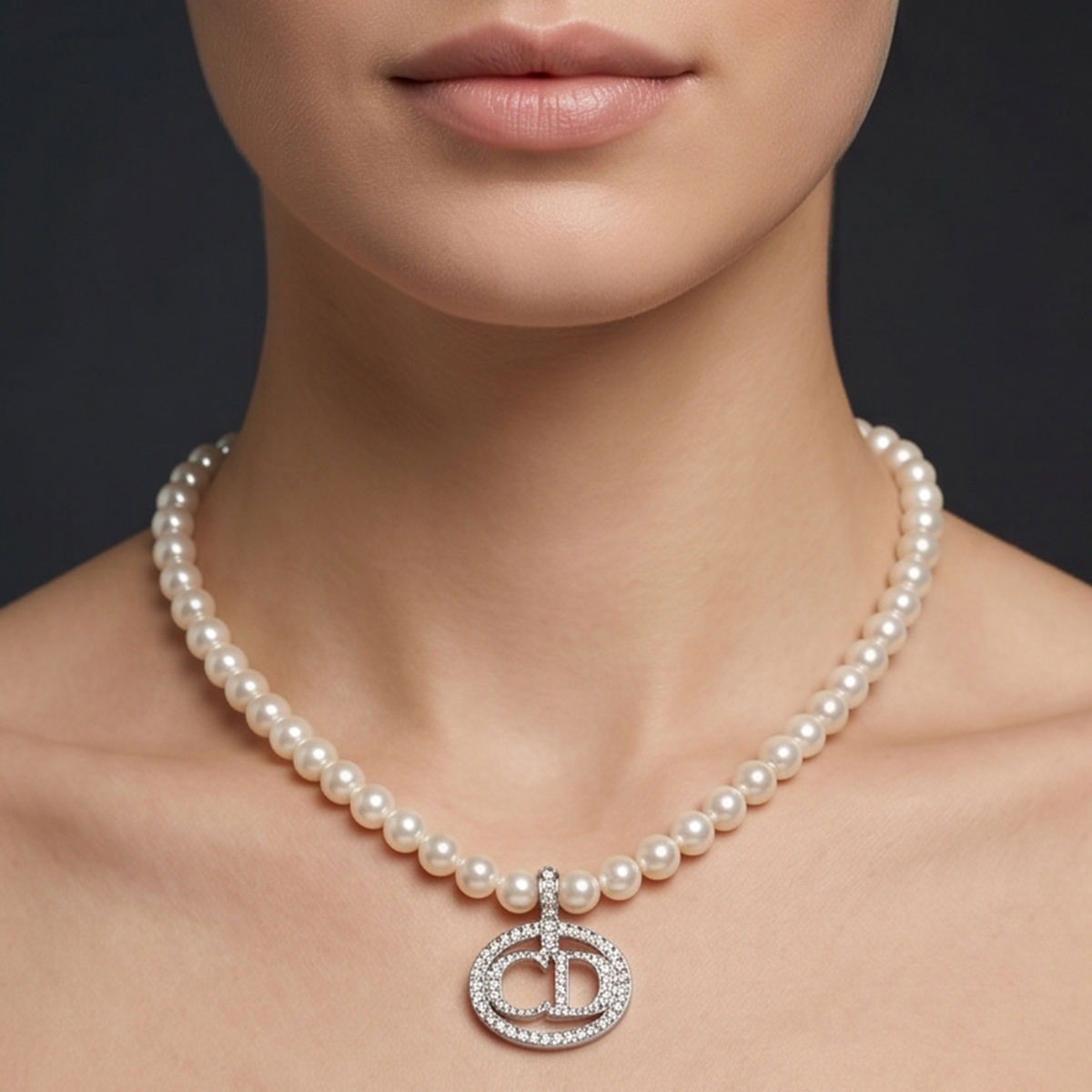 Ladies Pearl Necklace Long