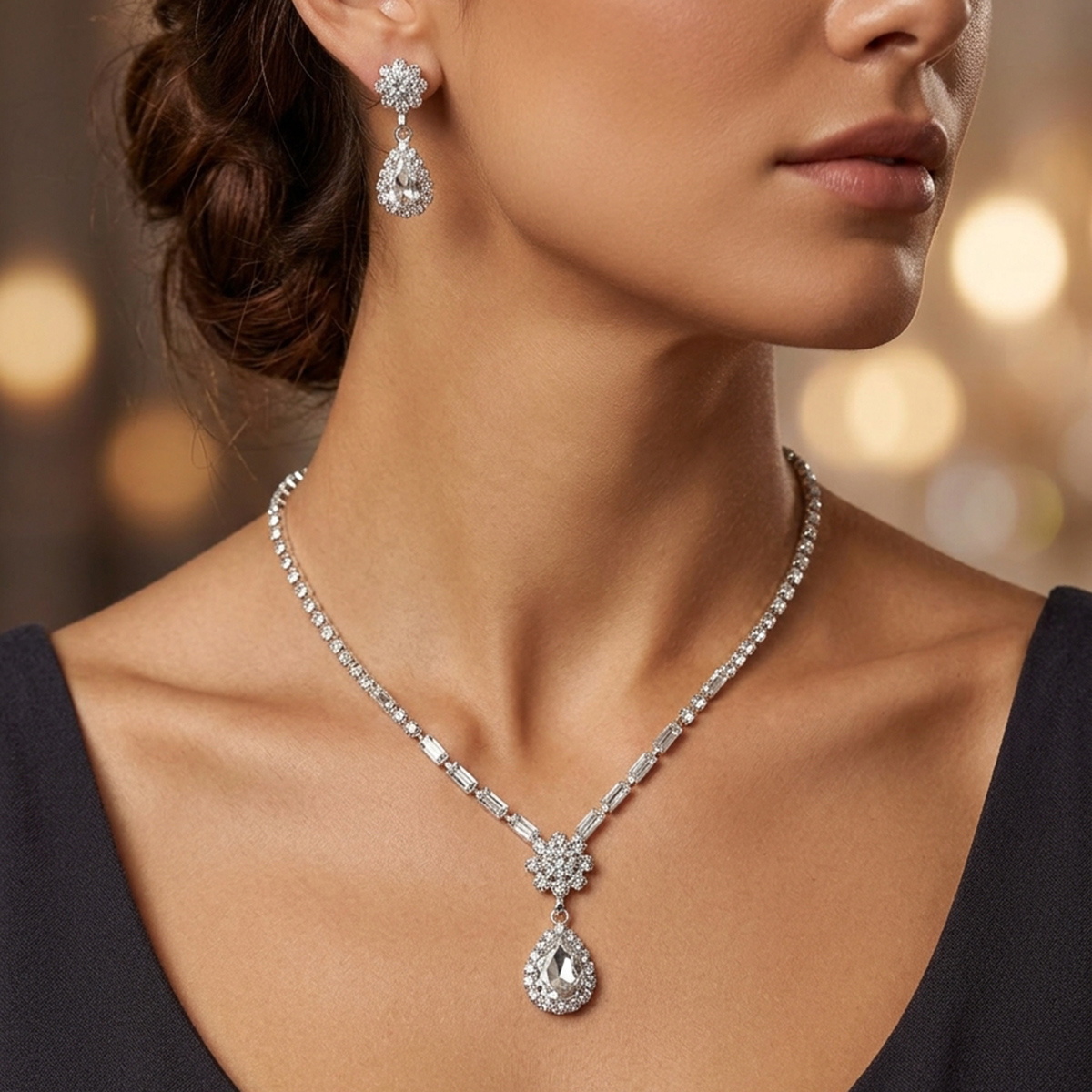 Women Crystal Necklace