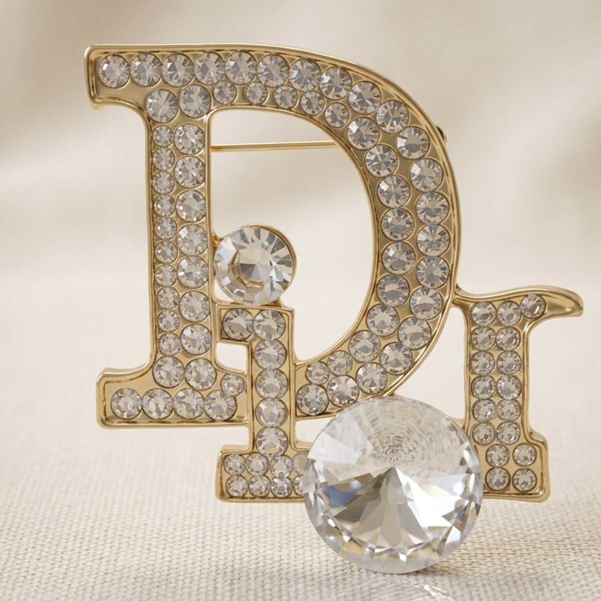 Crystal Embellished Brooch