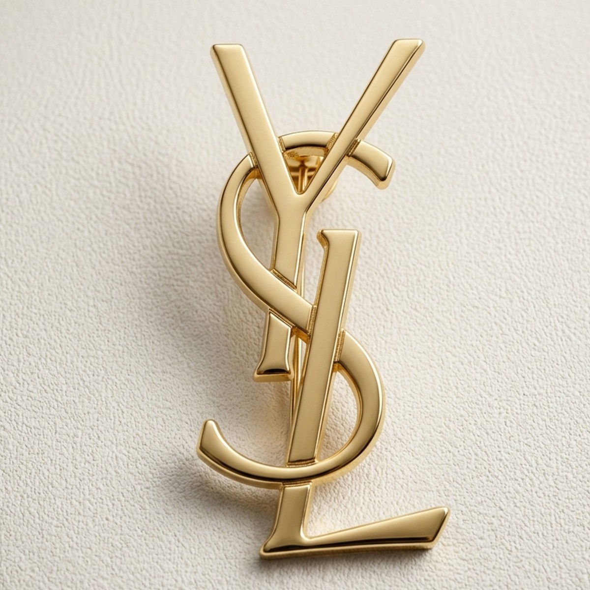 YSL Brooch Golden