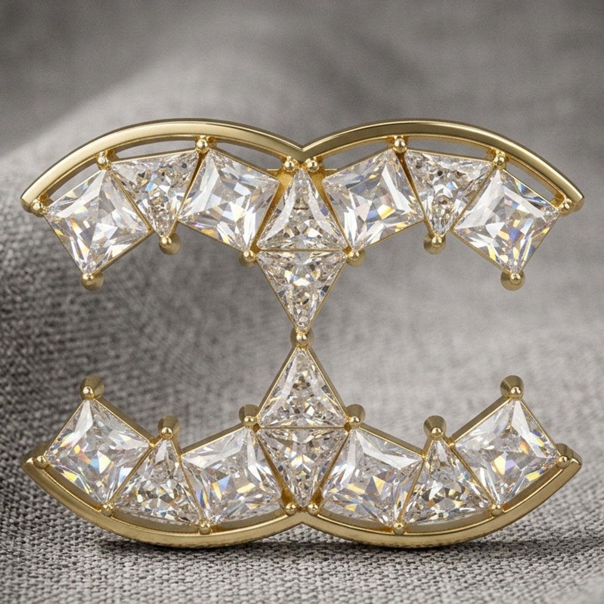 Crystal Embellished Brooch