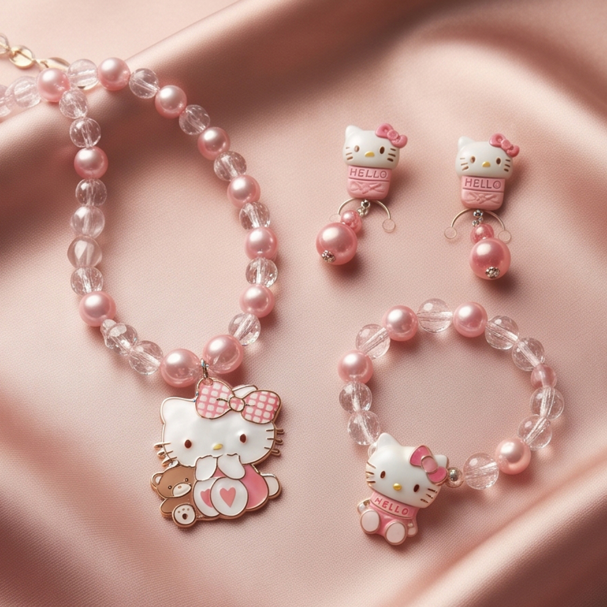 Hello Kitty Kids Jewellery Set