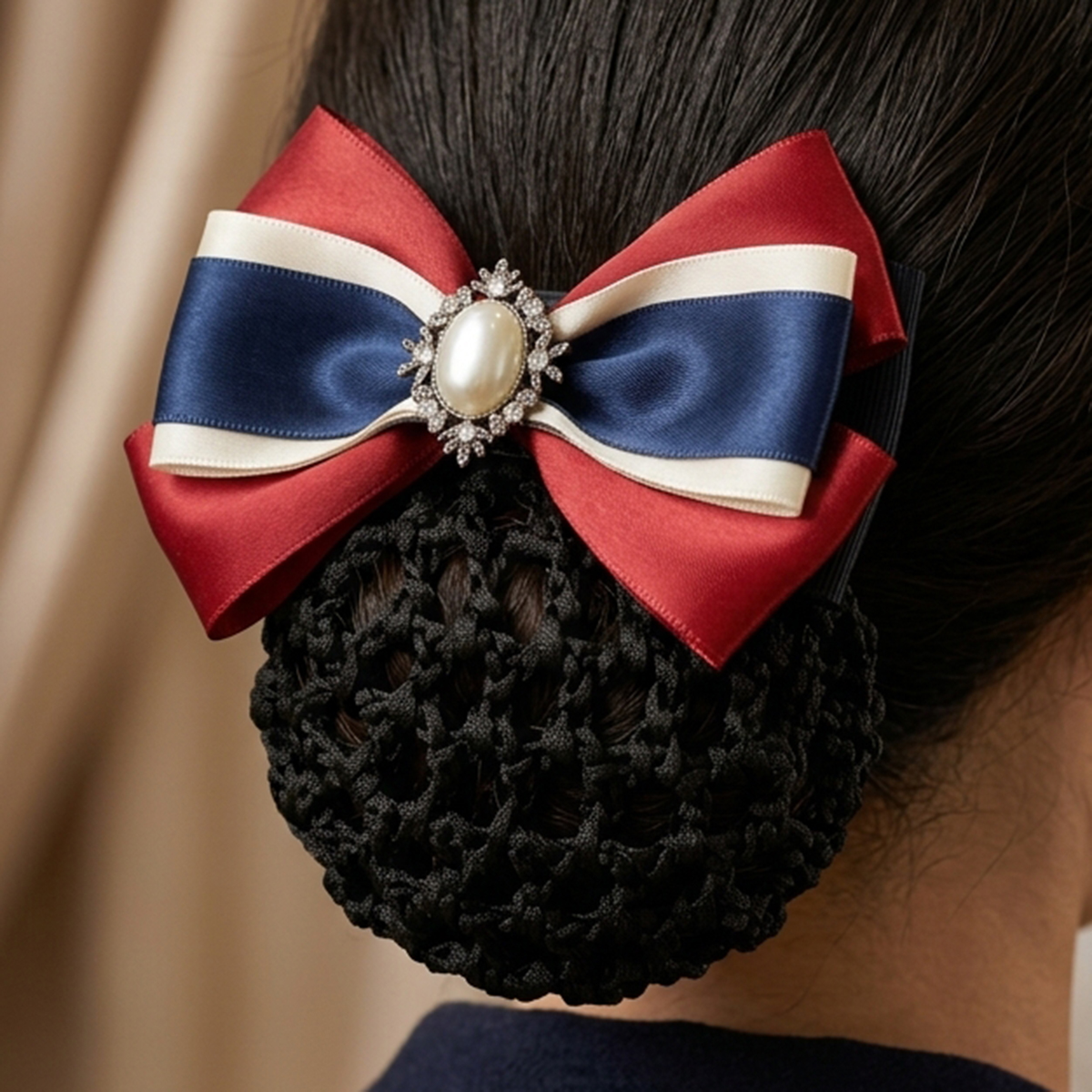Ladies Hair Clip With Fabric