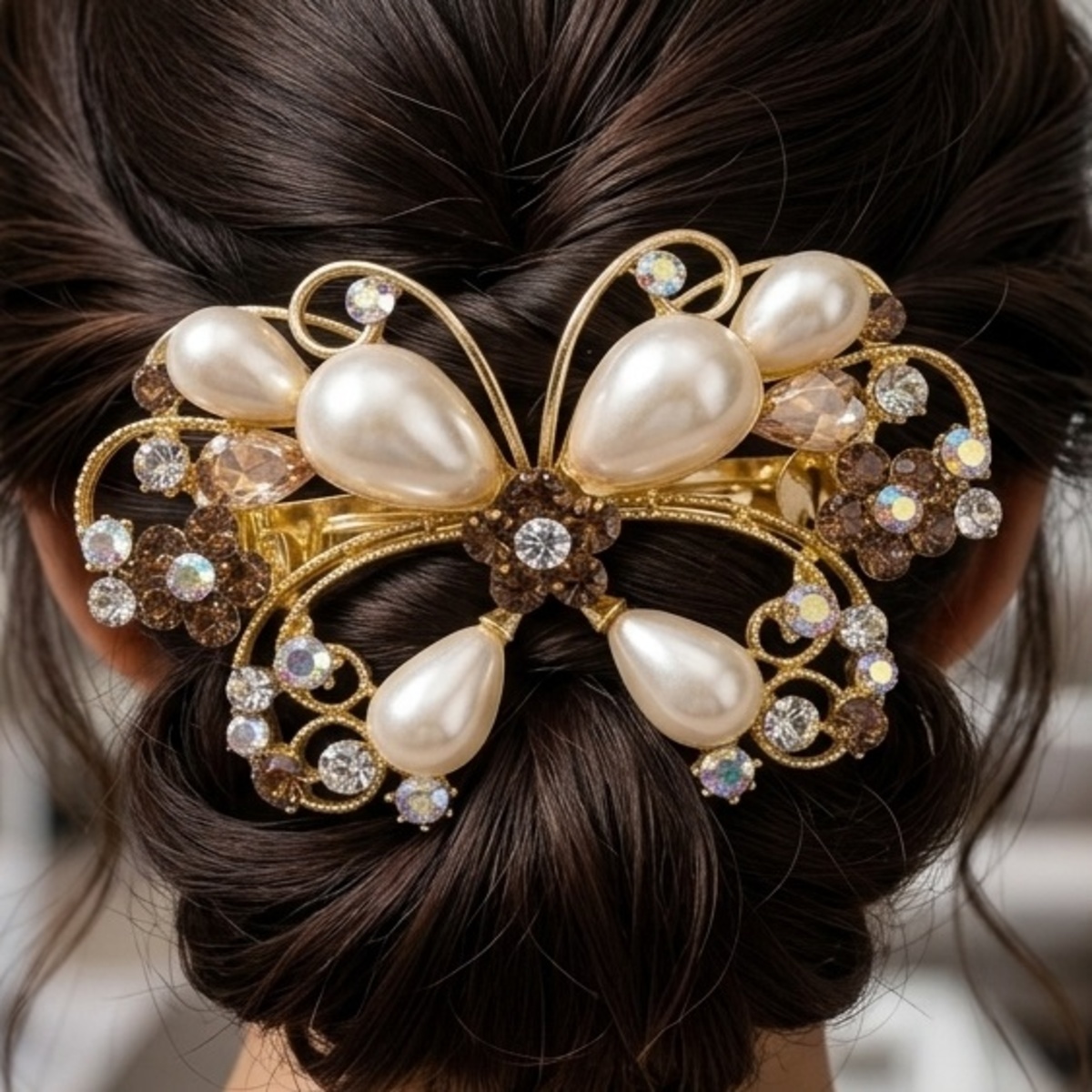 Hair Clip Crystal