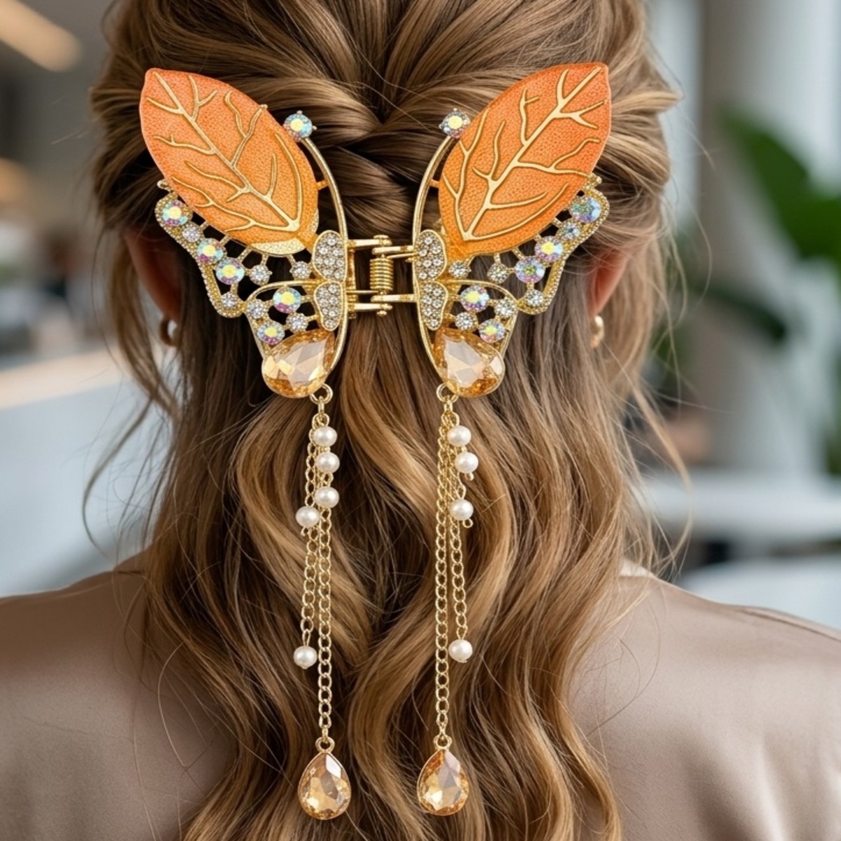Hair Clip Crystal