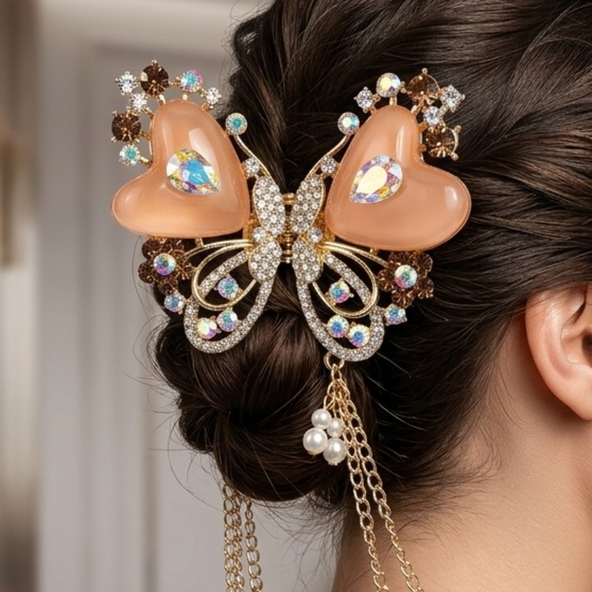 Hair Clip Crystal