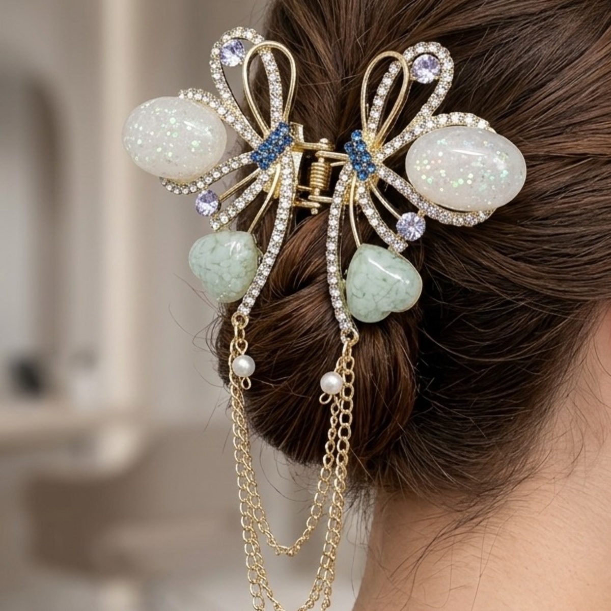 Hair Clip Crystal