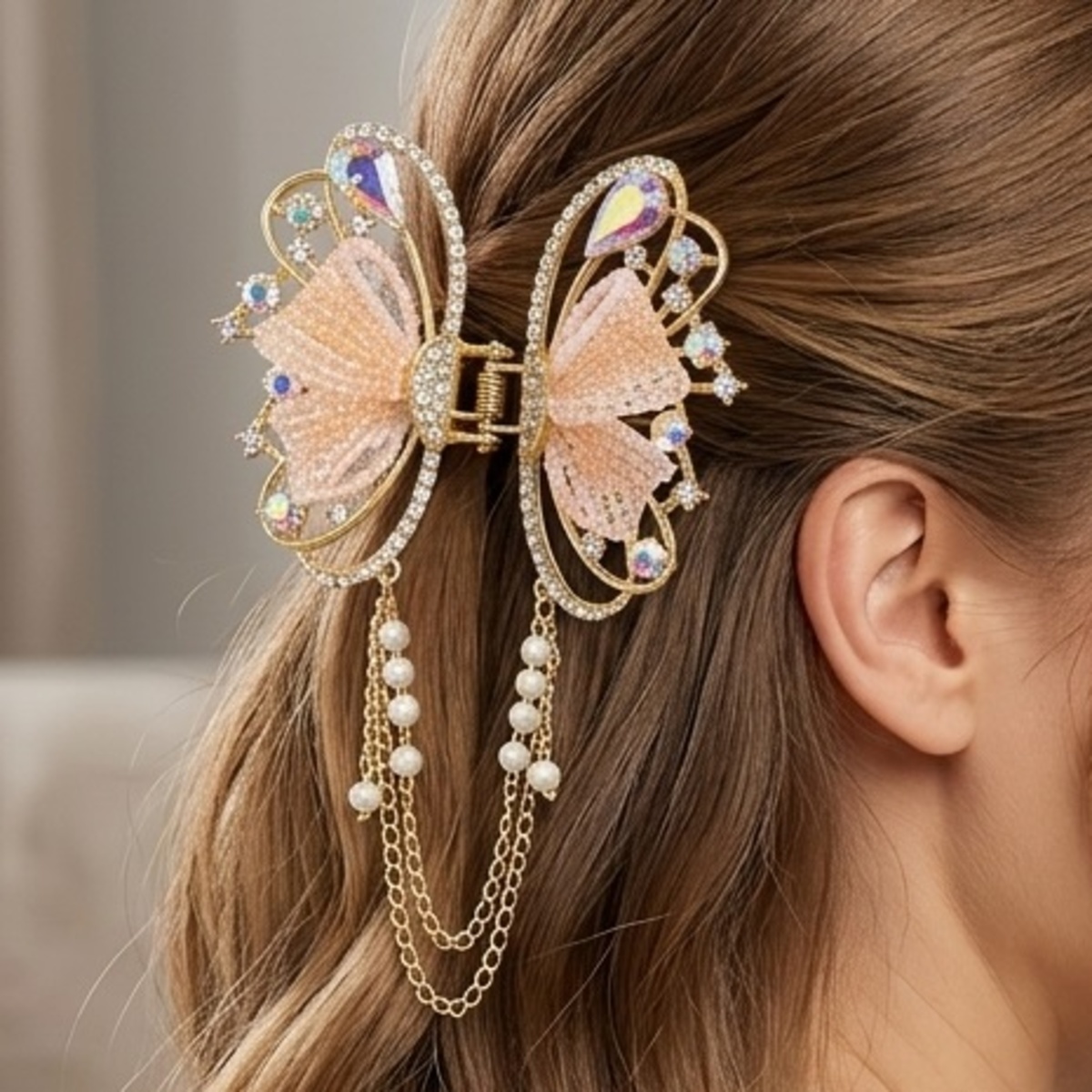Hair Clip Crystal