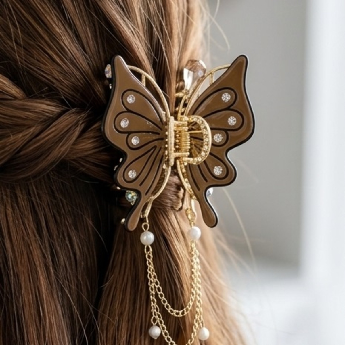 Hair Clip Crystal