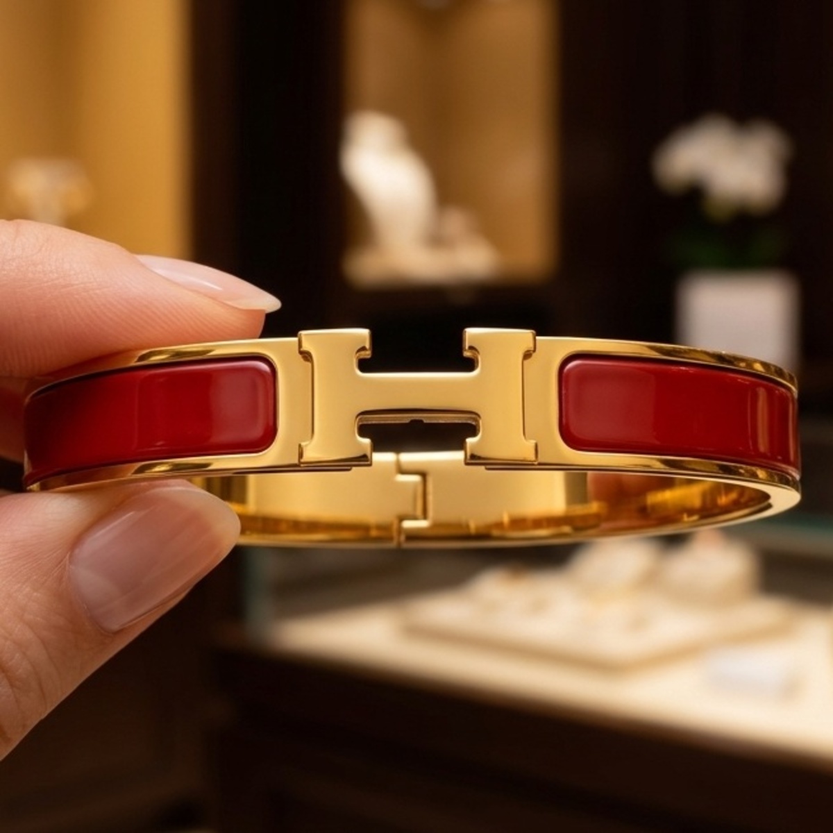 Golden And Red Bangle