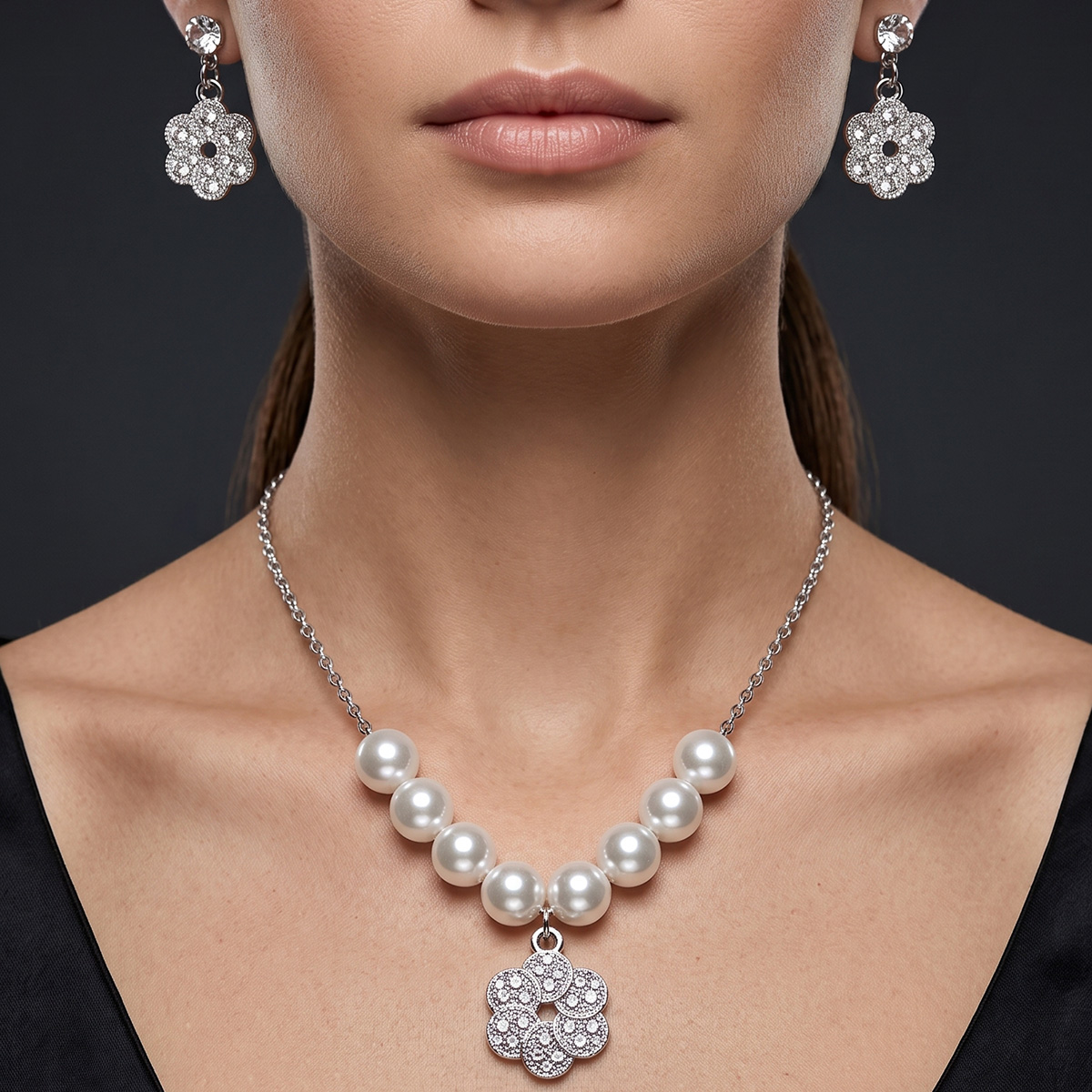 Pearl Necklace Set