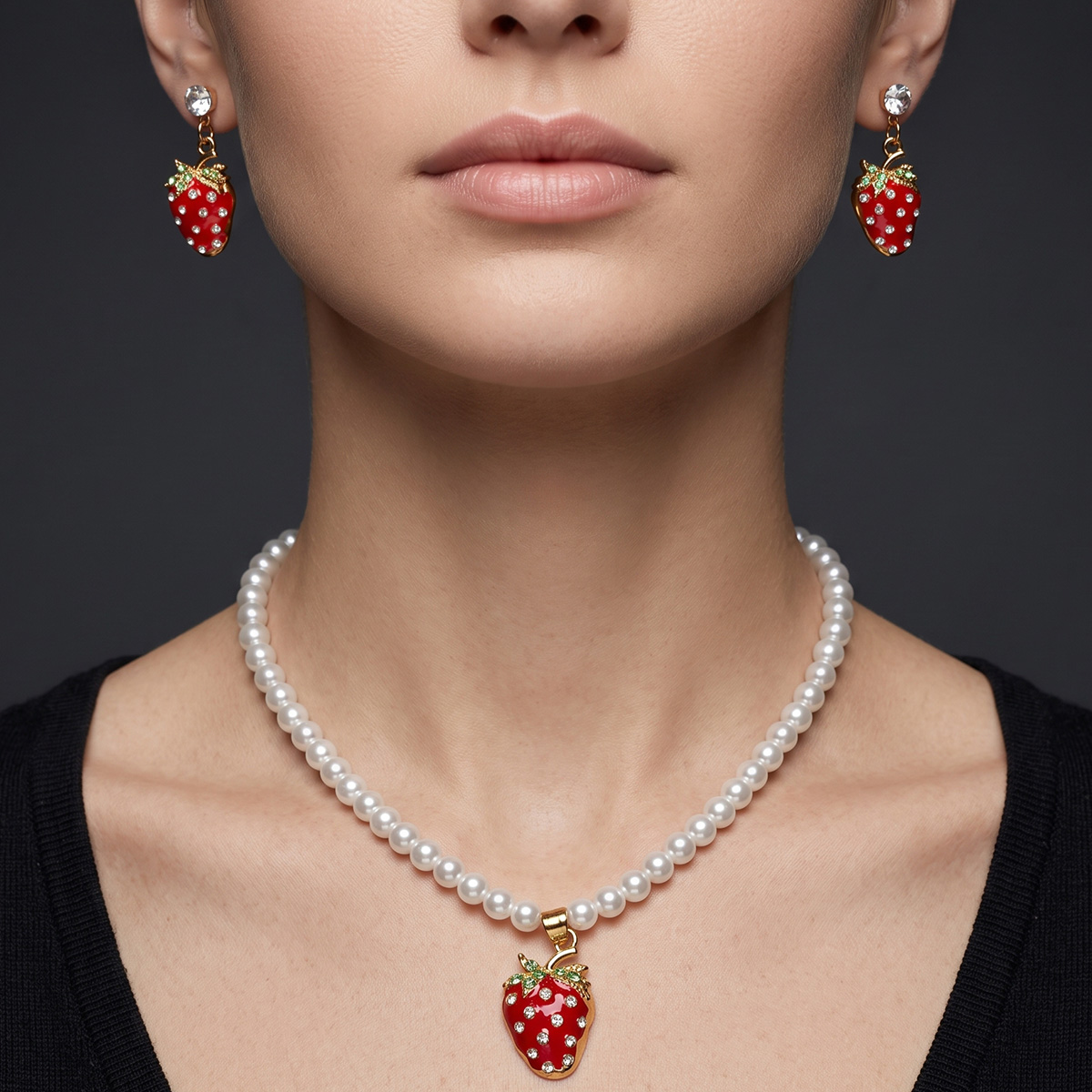 Pearl Necklace Set