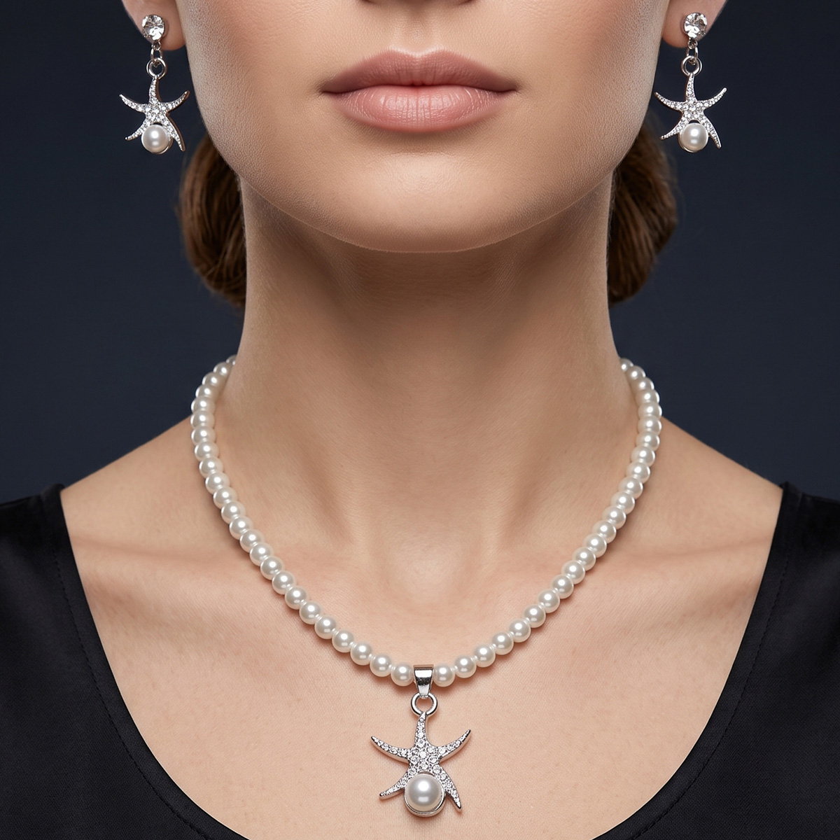 Pearl Necklace Set