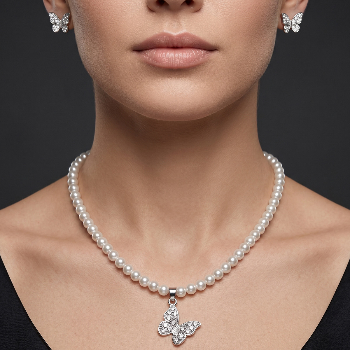 Pearl Necklace Set