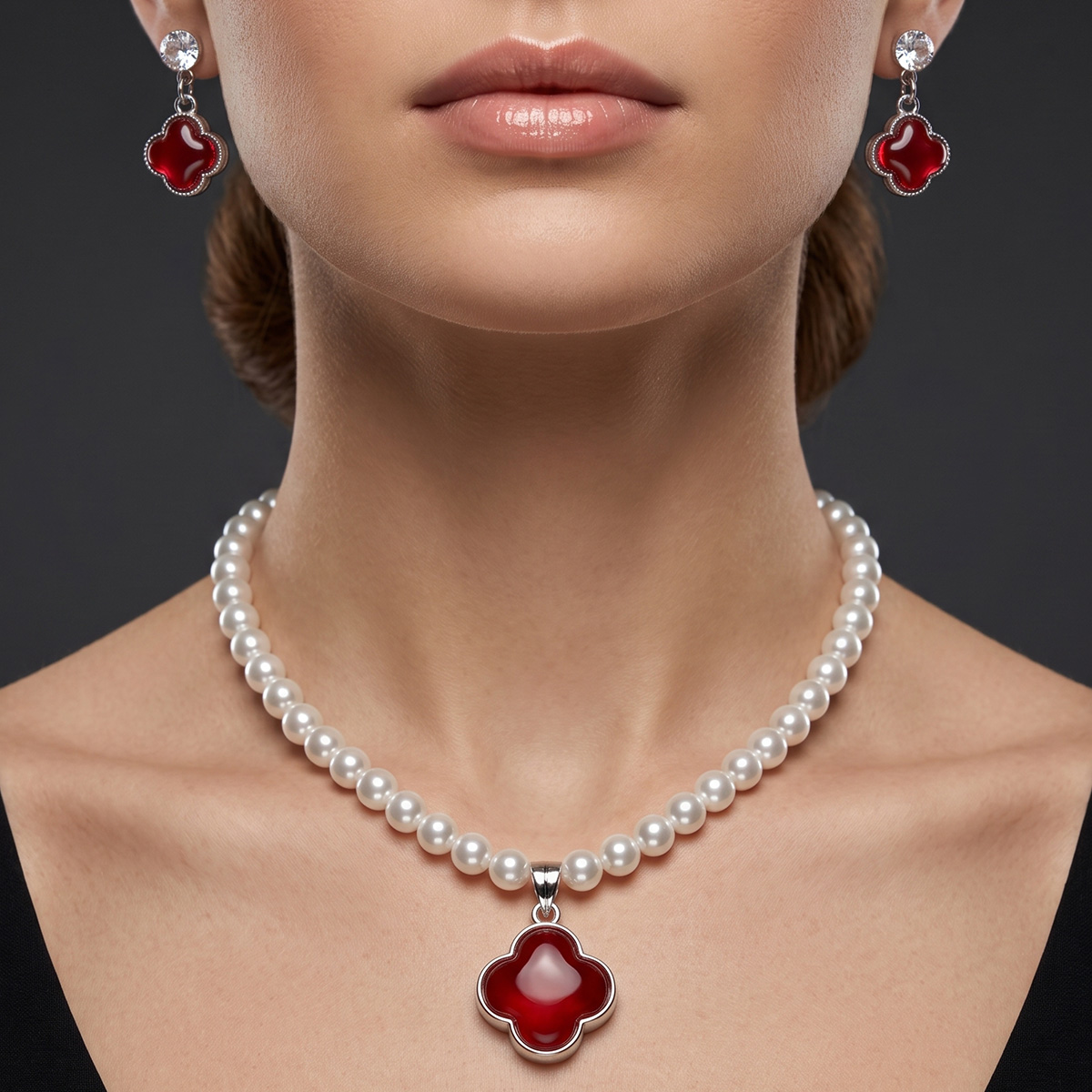 Pearl Necklace Set